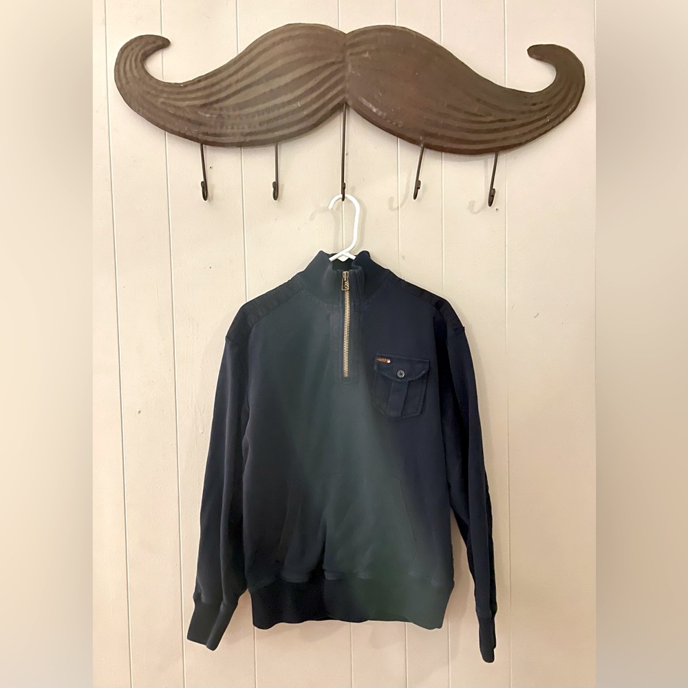 Polo Ralph Lauren navy blue pull over size L